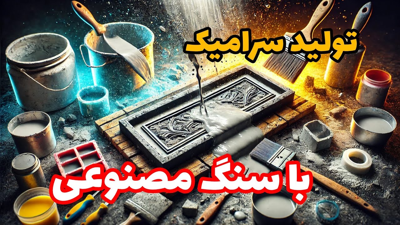 کلاه برداری کنید / سنگ مصنوعی مثل سرامیک درست کنید