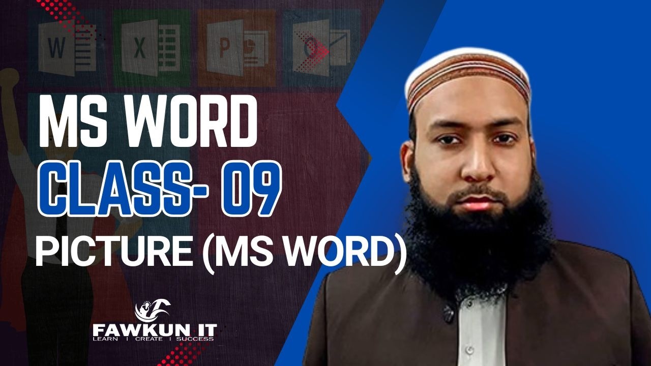 MS Word Picture Tutorial | Insert, Resize, Crop & Picture Format | Bangla