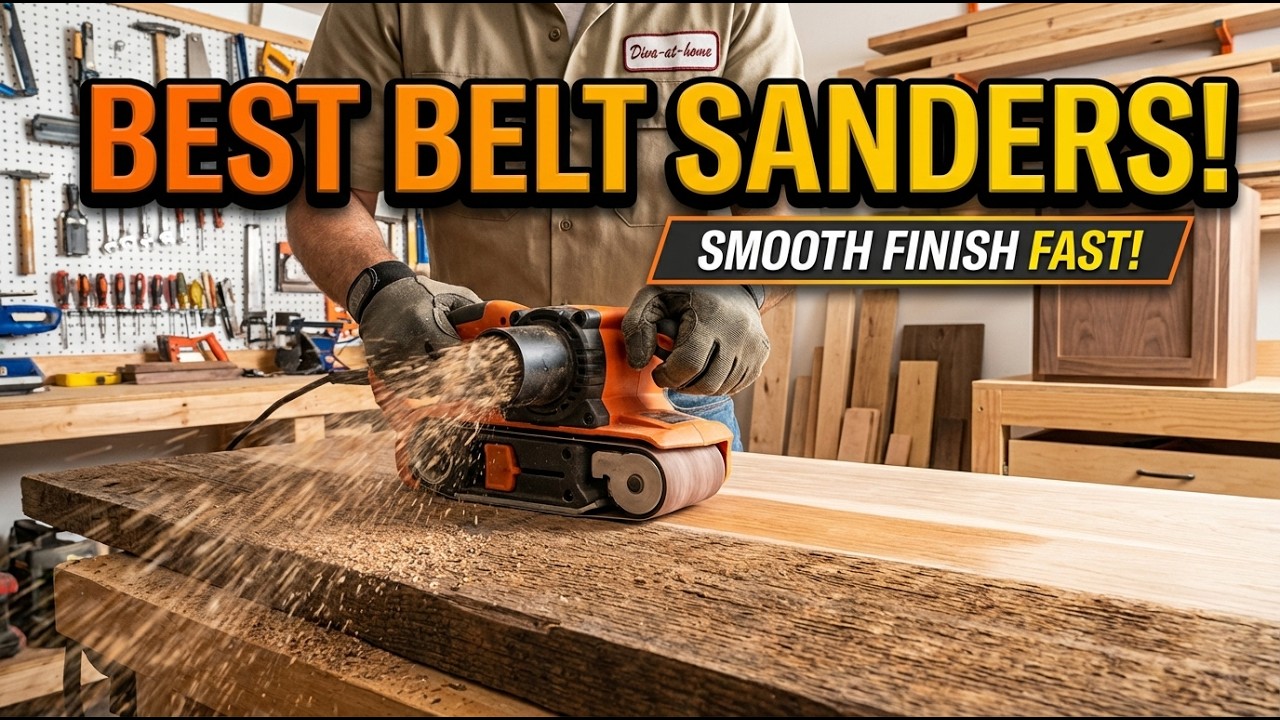 TOP 5 Best Belt Sanders 2026 | The Secret to a PERFECT Finish!