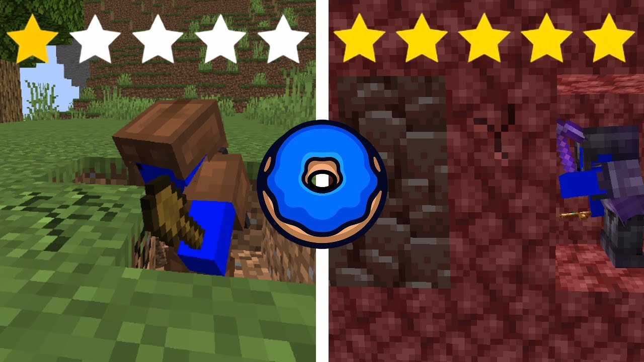I Tested 1 Star VS 5 Star Money Making Methods On Donut SMP