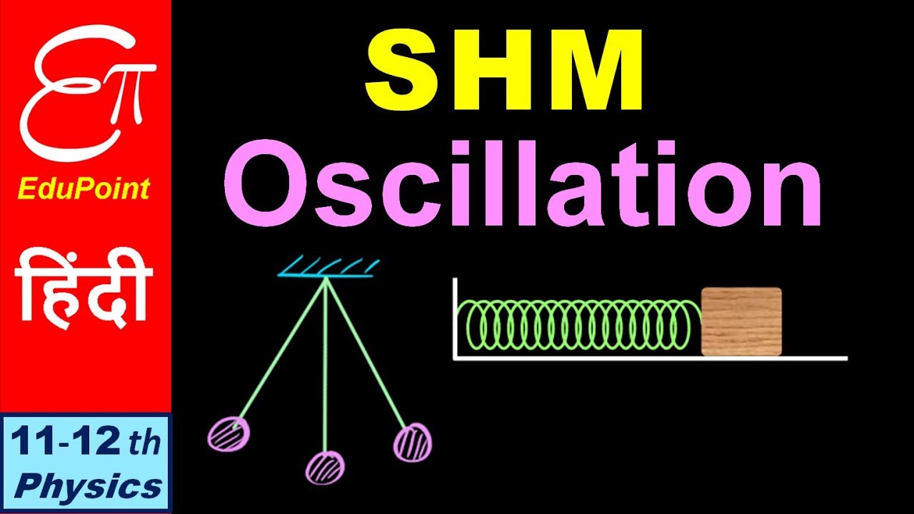 🔴 SIMPLE HARMONIC MOTION and OSCILLATION || Fundamentals explained in HINDI