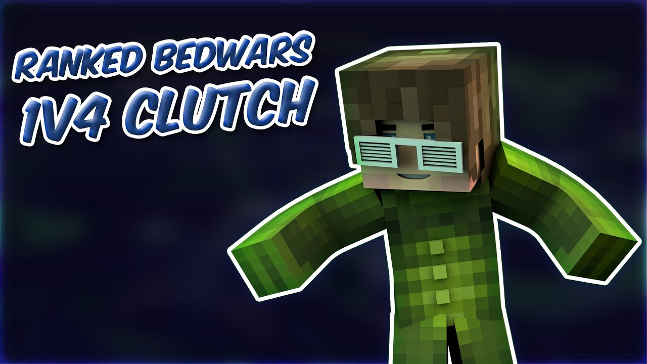 Ranked Bedwars 1v4 Clutch (Top Killer + Bed Break)