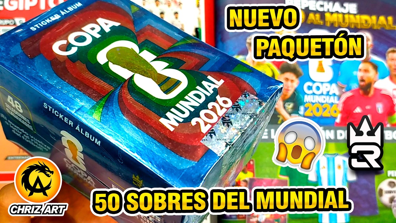 😱🔥 LLEG&Oacute; NUEVO LOTE DE FIGURAS 👑 COPA MUNDIAL 2026 3 REYES UNBOXING🔥 | CHRIZ ART