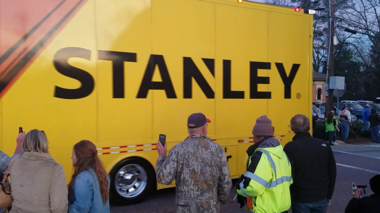 NASCAR hauler parade 2017