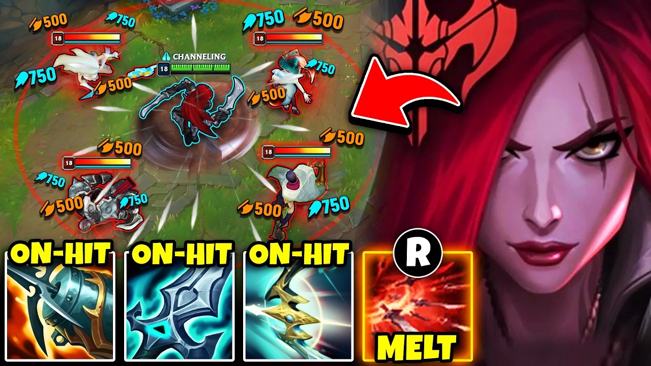 Katarina but I'm basically a walking blender of death (4 ON-HIT EFFECTS)