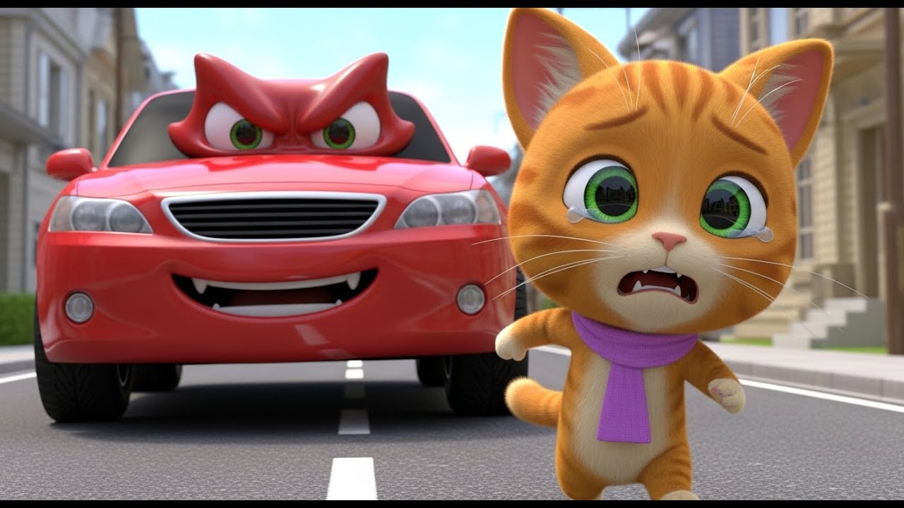 MAMA CAT Saves Our Bouncy CAR in the Final 3 JUMPS! 🚗