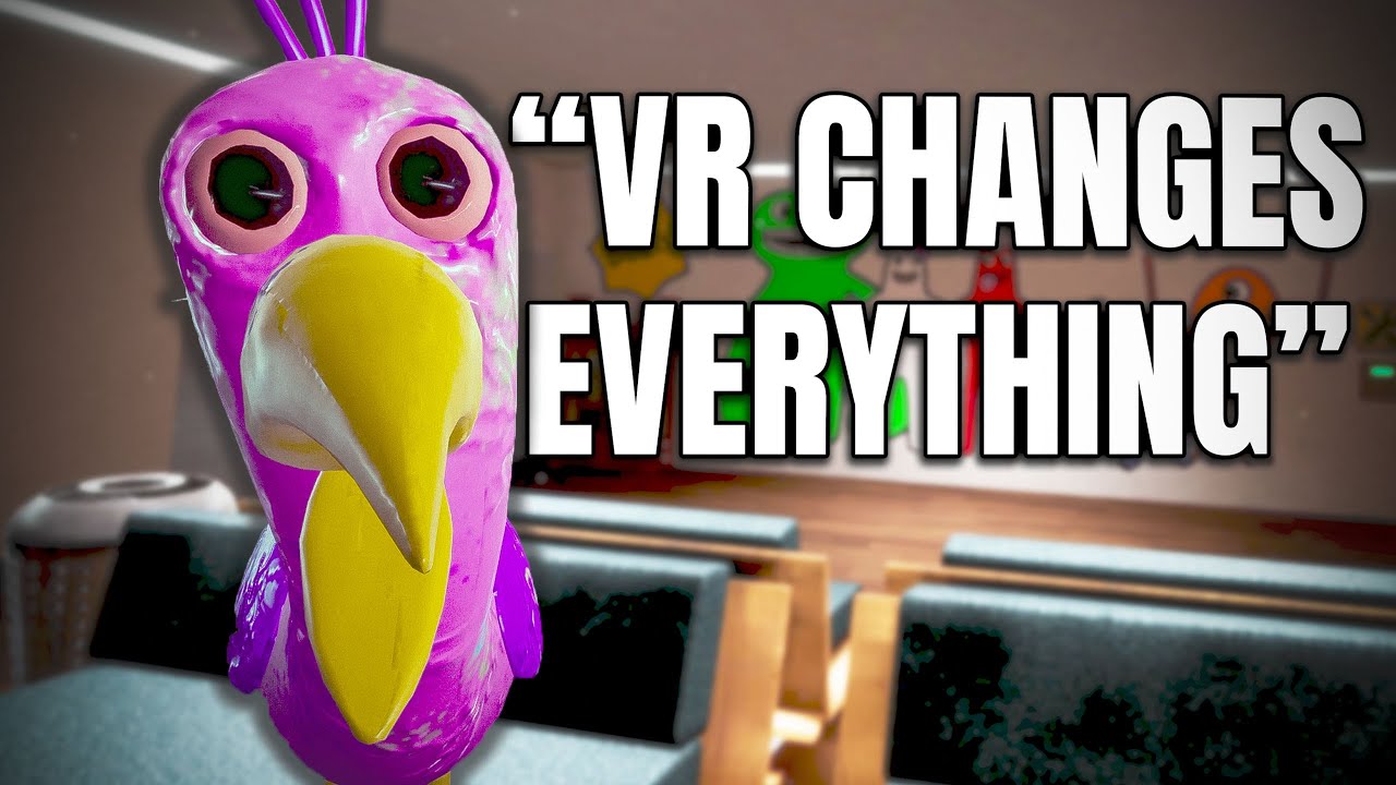 Впервые играл в Garden of Banban 1 в VR… Это было невероятно!