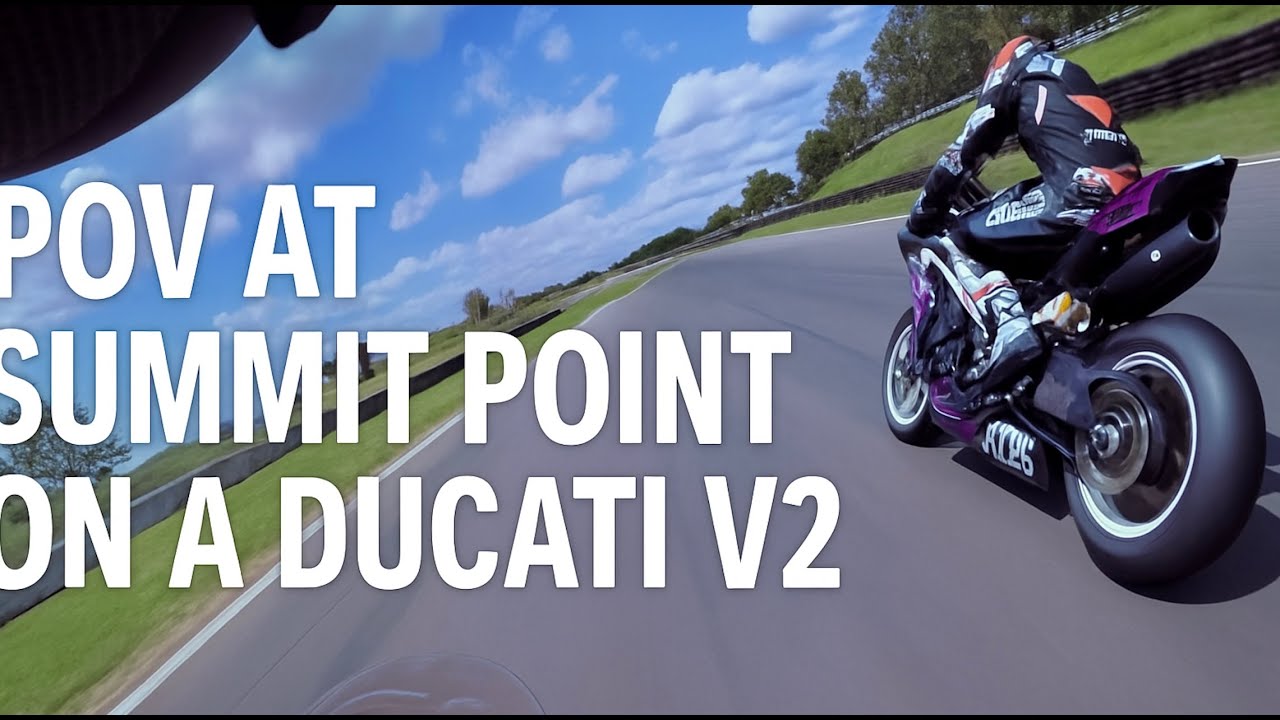 POV | Summit Point GTO  on a Ducati V2!