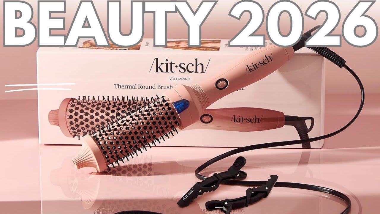 Salon Blowout at Home 😍💨 | Kitsch Thermal Brush Review
