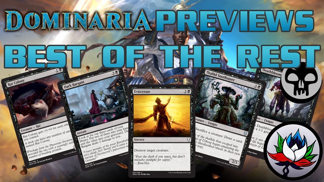 Dominaria Spoilers: Best of the Rest Set Review &ndash; Part 3: Black!