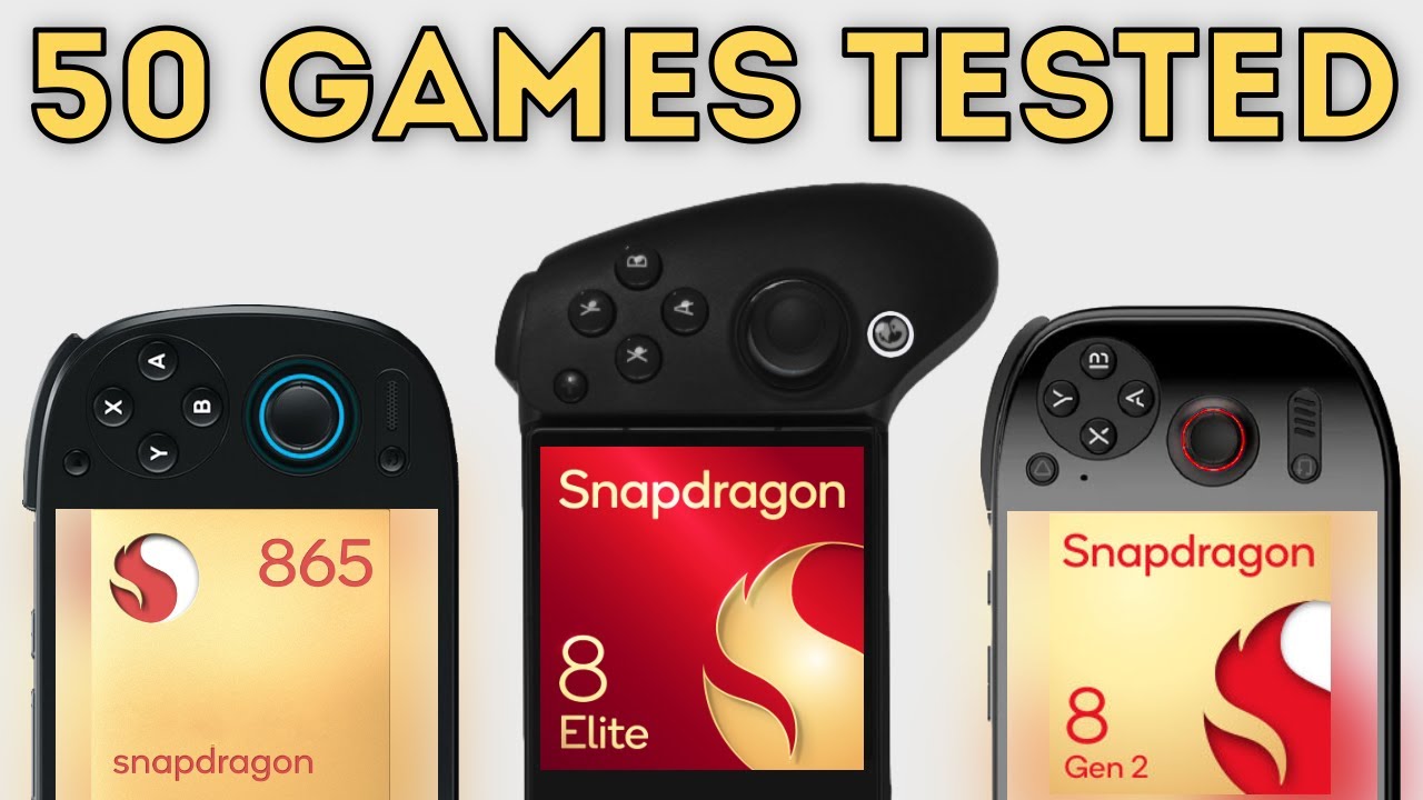 Snapdragon 8 Elite vs 8 Gen 2 vs 865 (Switch)