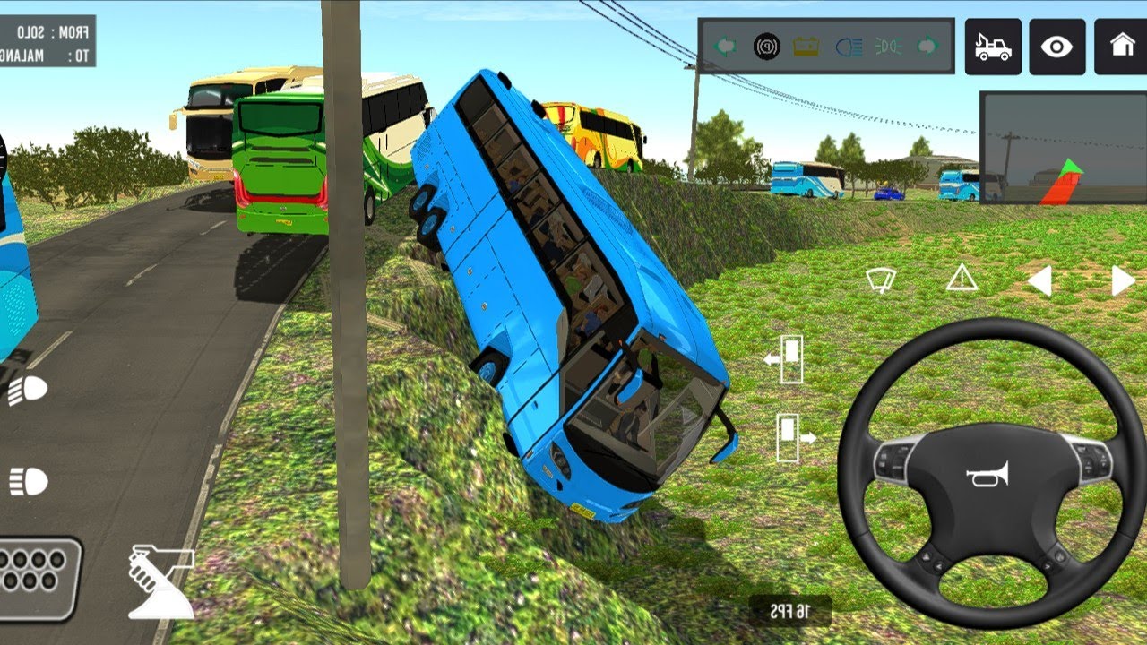 IBDS Coach Bus Indonesia 2026 😱 | Dangerous Road Accident Gameplay | Realistic Bus Simulator