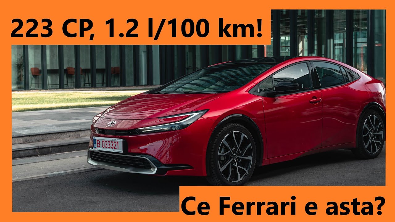 Masina cu AUTONOMIE de 4000 de kilometri* si design de Ferrari! Noua Toyota Prius!
