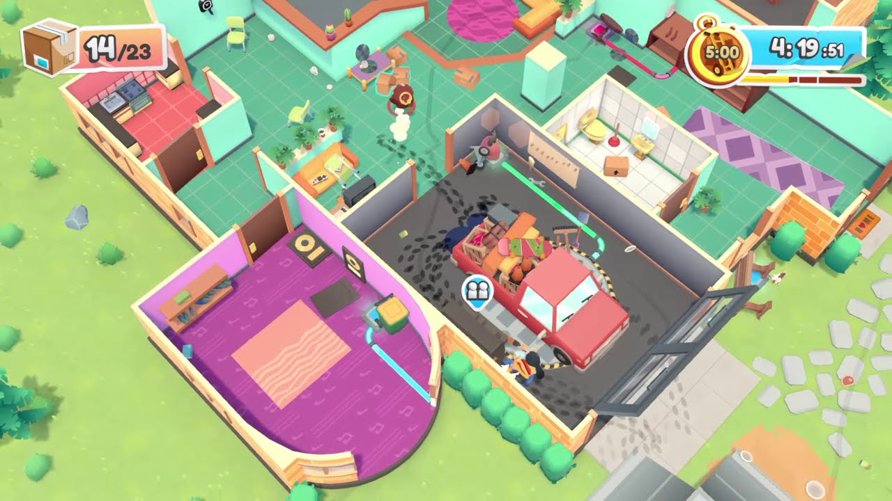 Moving Out: Lenny’s Mansion - Clear the Pier - PS4 Couch Co-Op