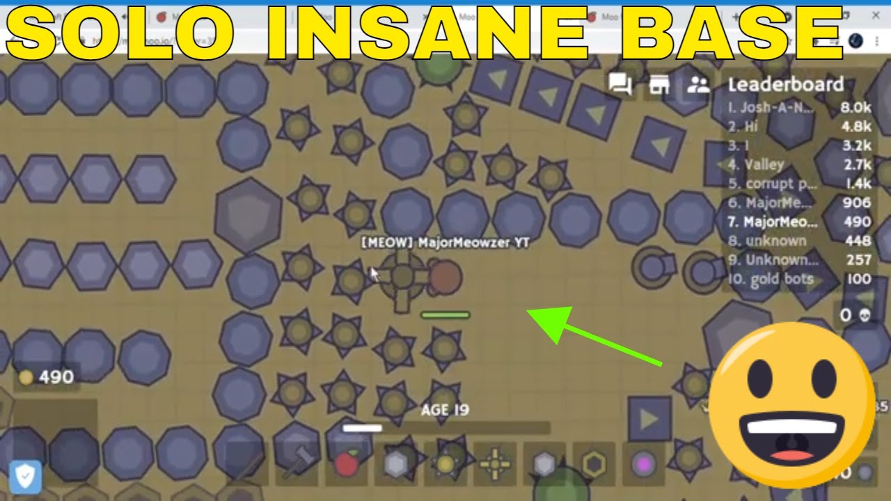 Building the MOST INSANE SOLO MAZE base ever in Moomoo.io | Not sandbox | No Hacks | #moomoo