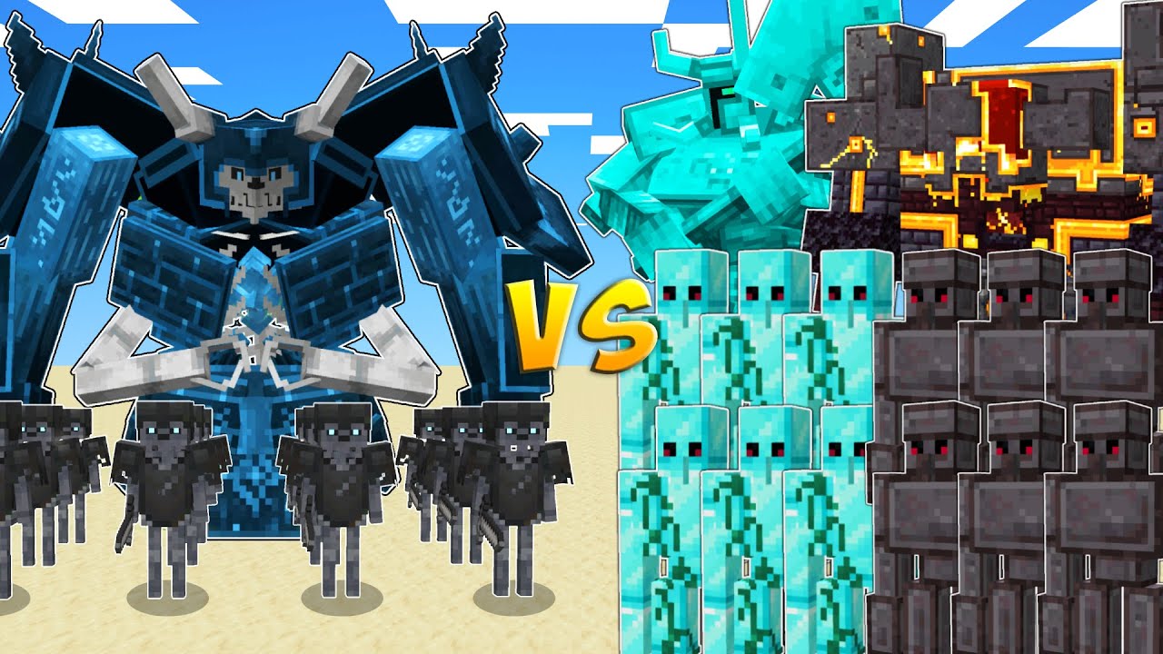 IMMORTAL ARMY vs DIAMOND & NETHERITE