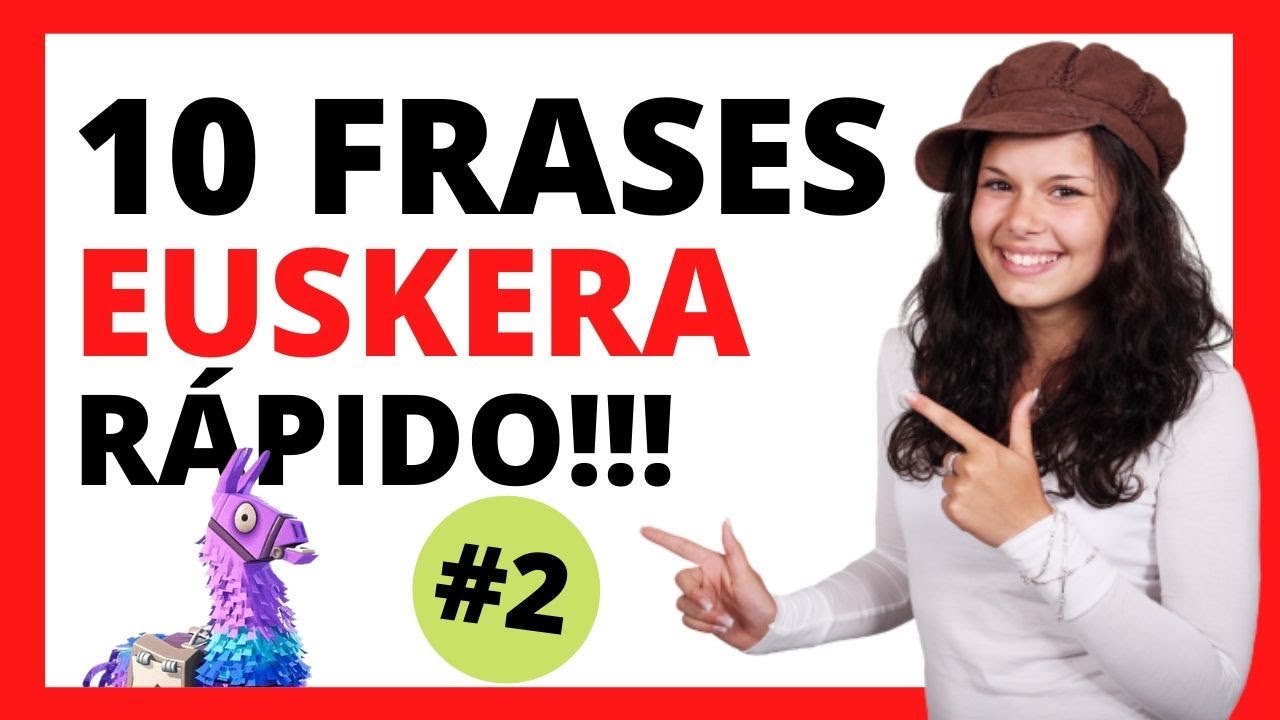 Cómo APRENDER 10 FRASES BÁSICAS en EUSKERA #2 👩‍🍳 [FUNCIONA]