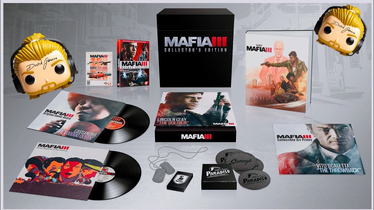 Распаковка - Mafia 3 collectors edition