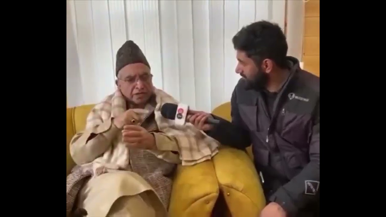 JKAP&rsquo;s Ghulam Hassan Mir Loses Control Upon Facing Tough Questions from  Journalist Javid Khan