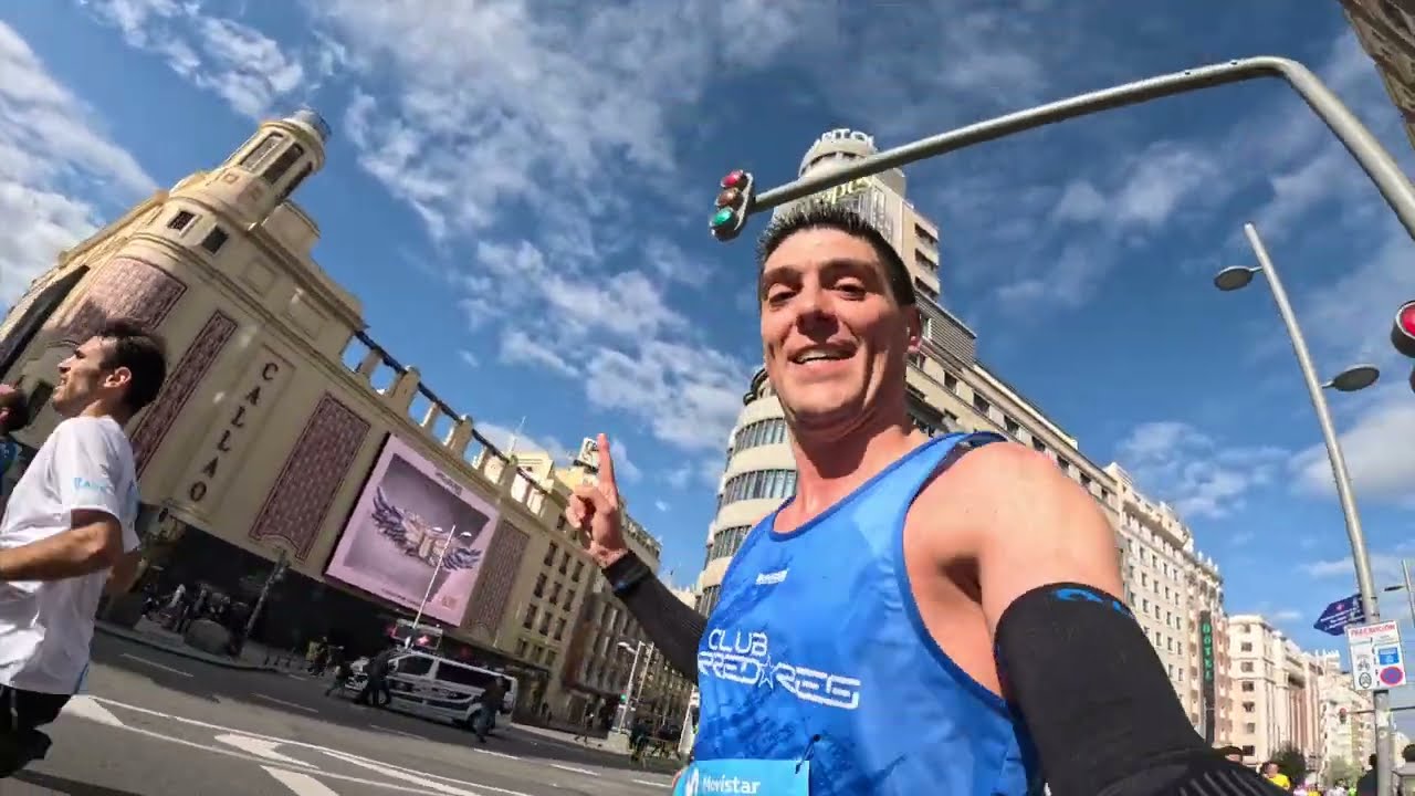 Medio Maratón Movistar 2025 💙 grabado desde dentro con una GoPro 💙