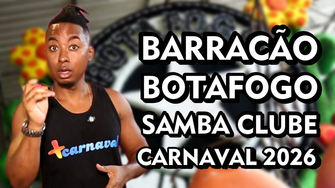 🪷 Barracão da Botafogo Samba Clube para o Carnaval 2026