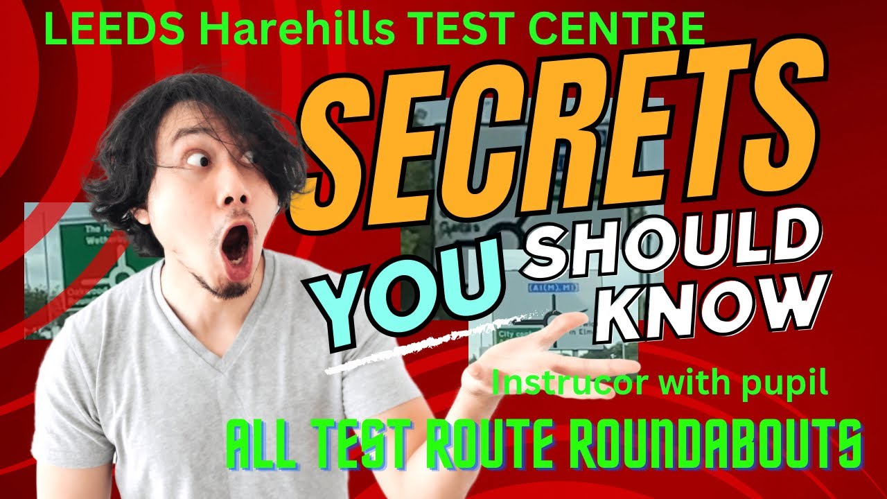 Leeds Harehills holy grail, EVERY BUSY IMPORTANT ROUNDABOUT ON YOUR   TEST. Instructor talk though