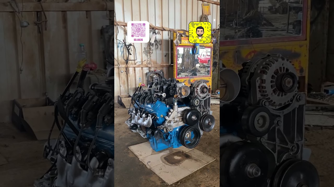 تم الانتهاء من مشروع محرك 6.0L مع قير 4L60
