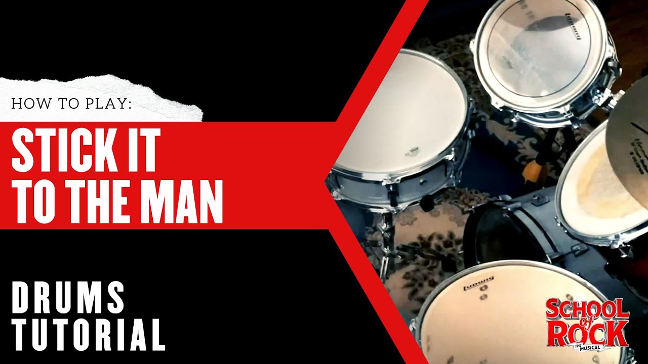 Stick It to the Man: DRUMS Tutorial  |  School of Rock The Musical