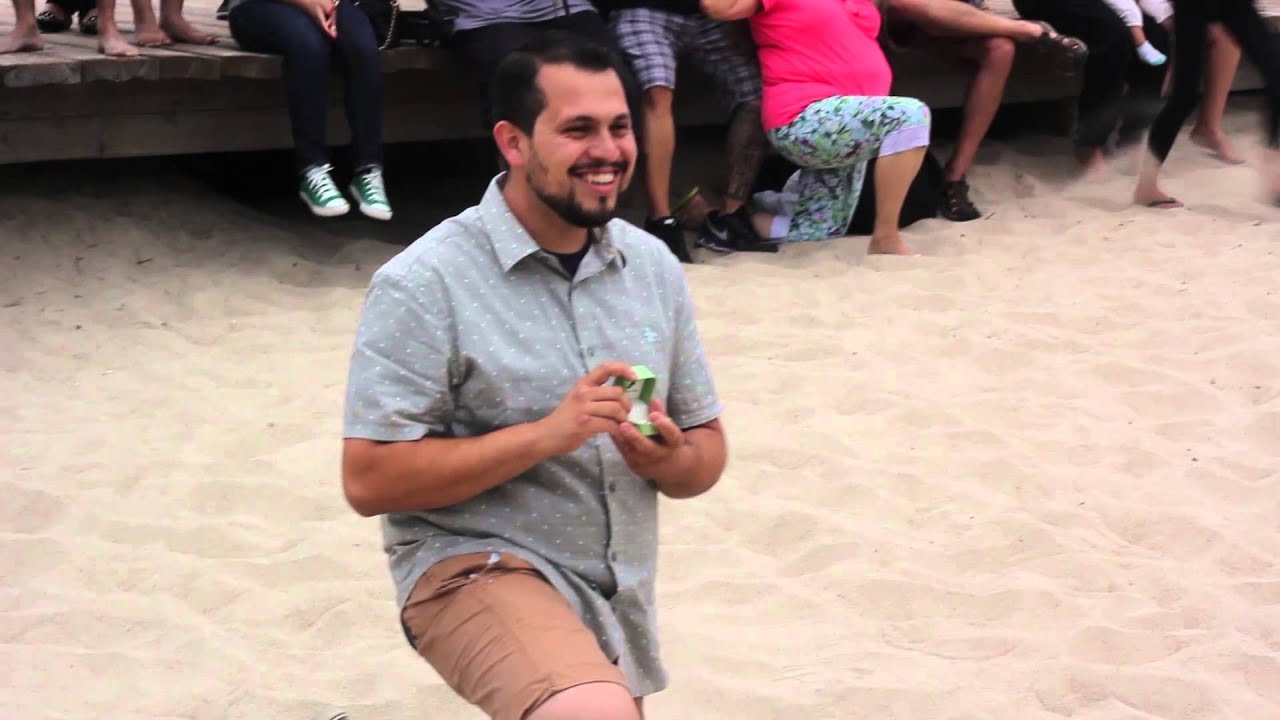 Cutest Proposal Ever in Los Angeles - featured on HowHeAsked.com