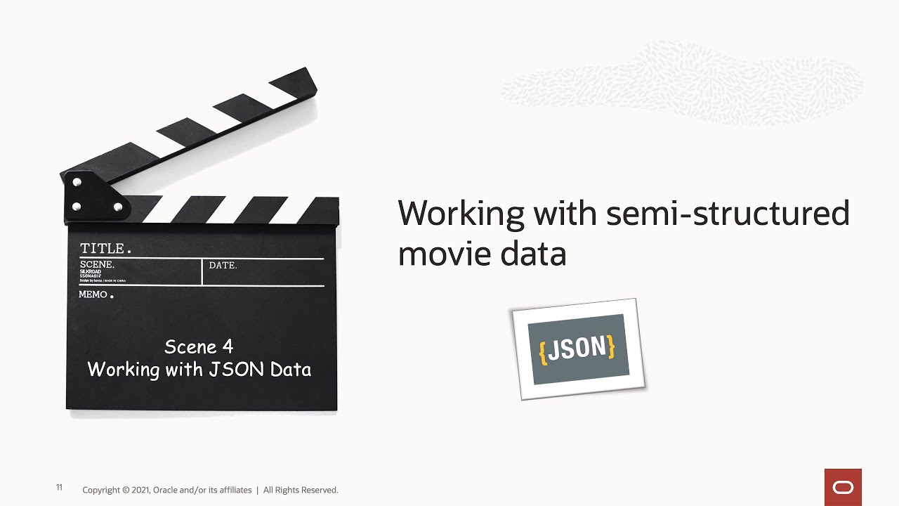 Working with JSON data in Oracle Database