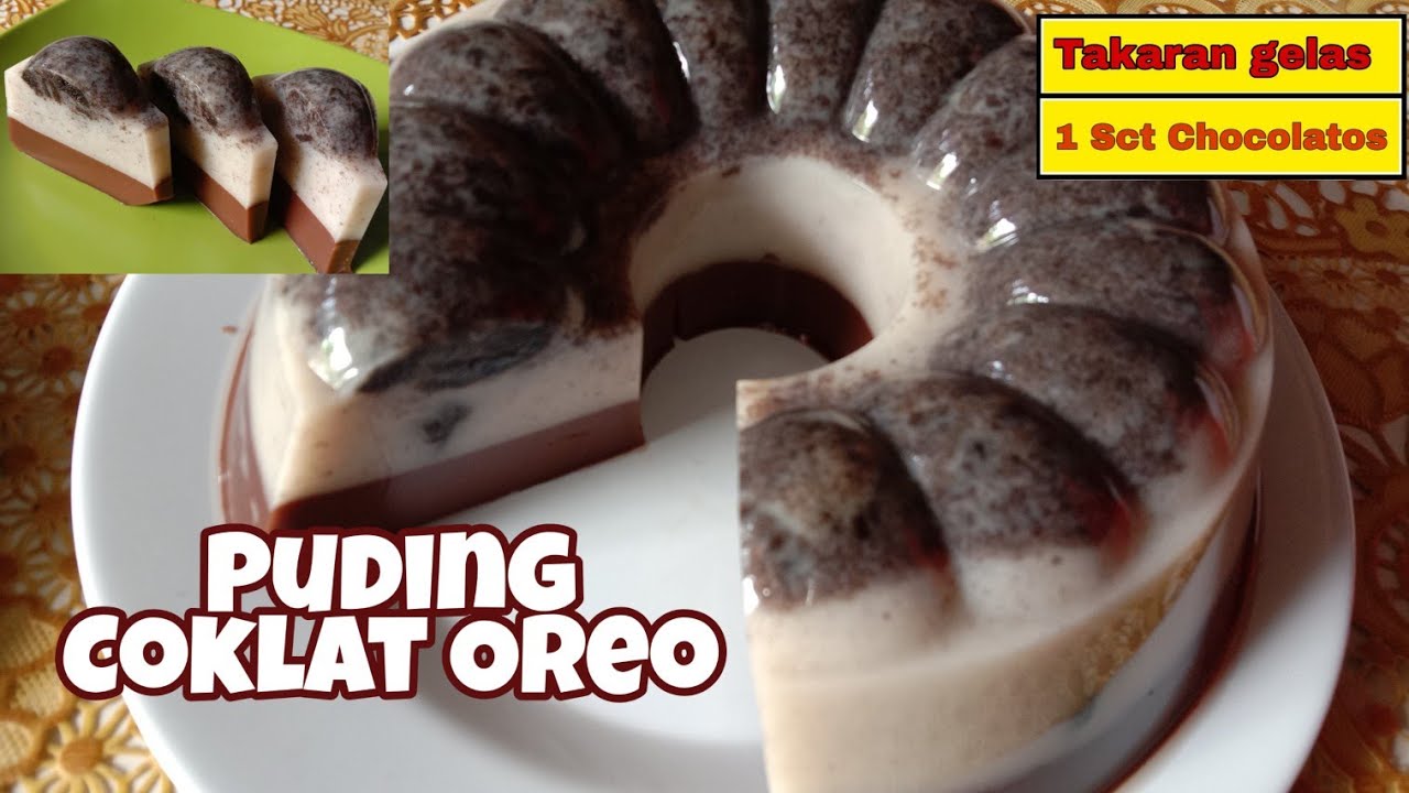 PUDING COKLAT OREO | 2 Bungkus Agar| SEDERHANA, Super Enak