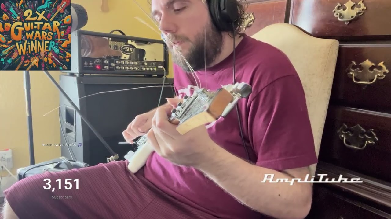 Guitar improvisation with amplitube  till I reach 1 million subscribers #1167