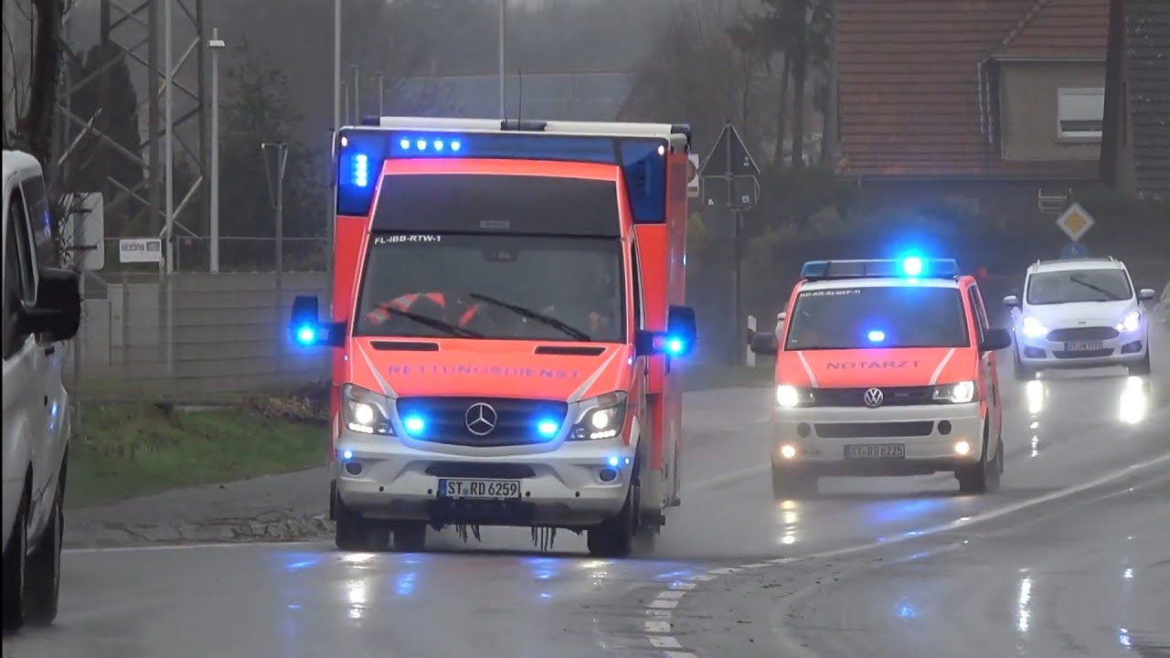 [Reserve NEF] 2x RTW+NEF Feuer u. Rettungswache Ibbenbüren
