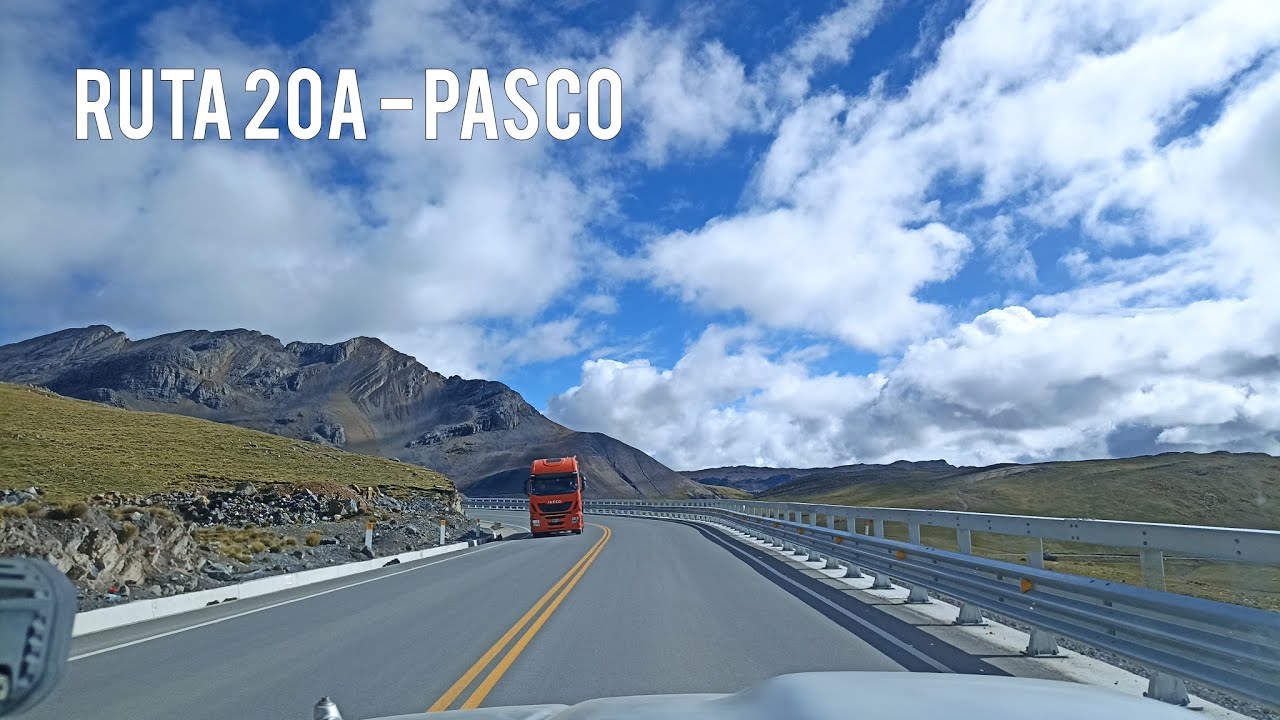 Vía alterna a Carretera Central,  Entras a Sierra Central y Selva. Buena pista sin Tráfico