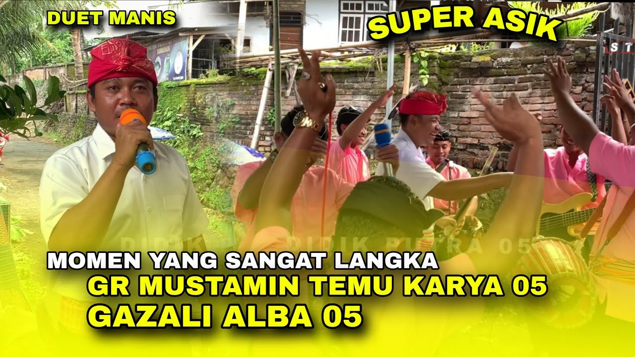 TERBARU !!! DUET MANIS GURU MUSTAMIN TEMU KARYA 05 DAN ALBA 05 DI SUKARARA MOMEN LANGKA || centong 