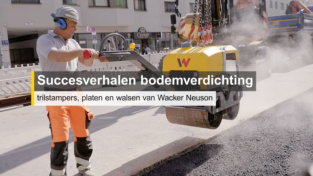 Succesverhalen bodemverdichting: trilstampers, platen en walsen van Wacker Neuson