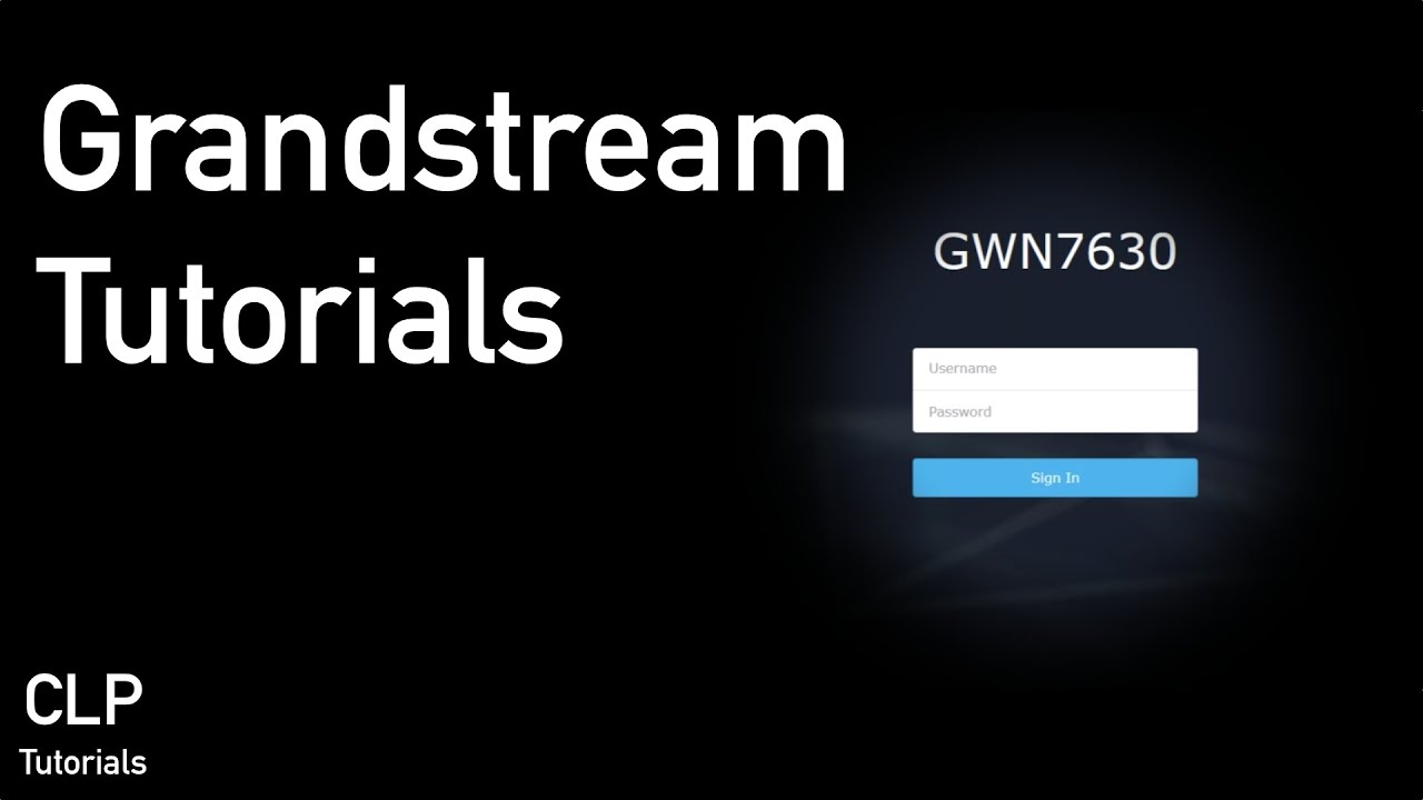 Grandstream GWN - Firmware Update