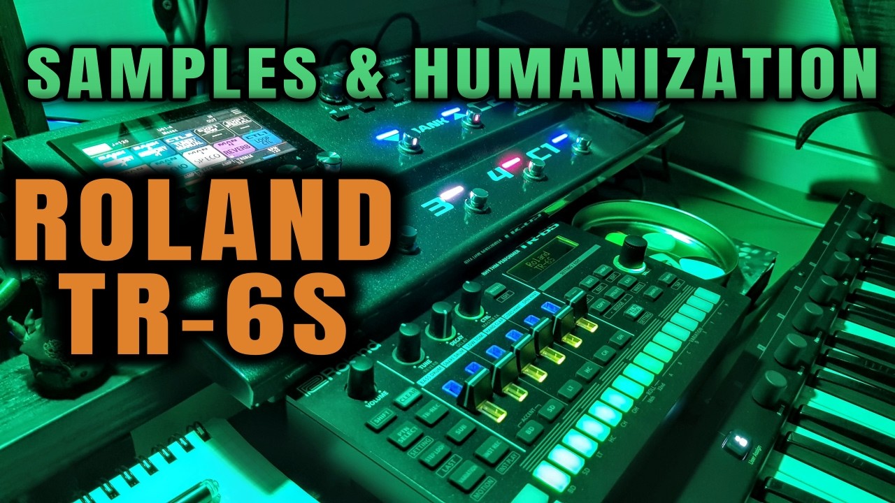 Roland TR-6S Drum Machine in a DAWLESS Setup
