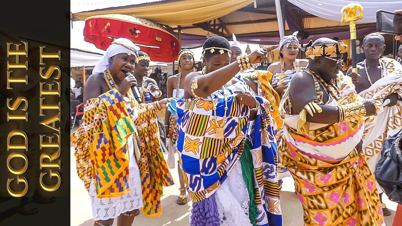 🔥 Odehyieba Priscilla  worships with Kings and Queens of Akyem Kotokuom Traditional Council