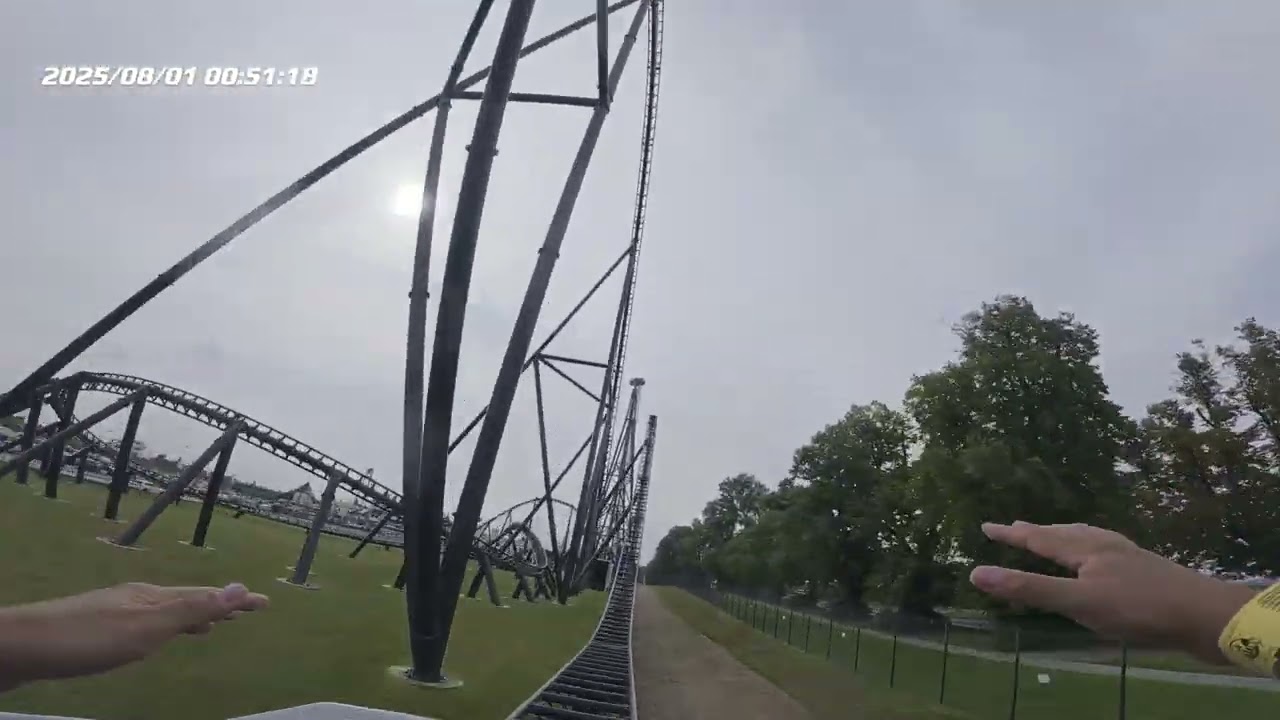 DJI Osmo Action 5 Pro Hyperion 1 miejsce z prawej Energylandia Rollercoaster 
