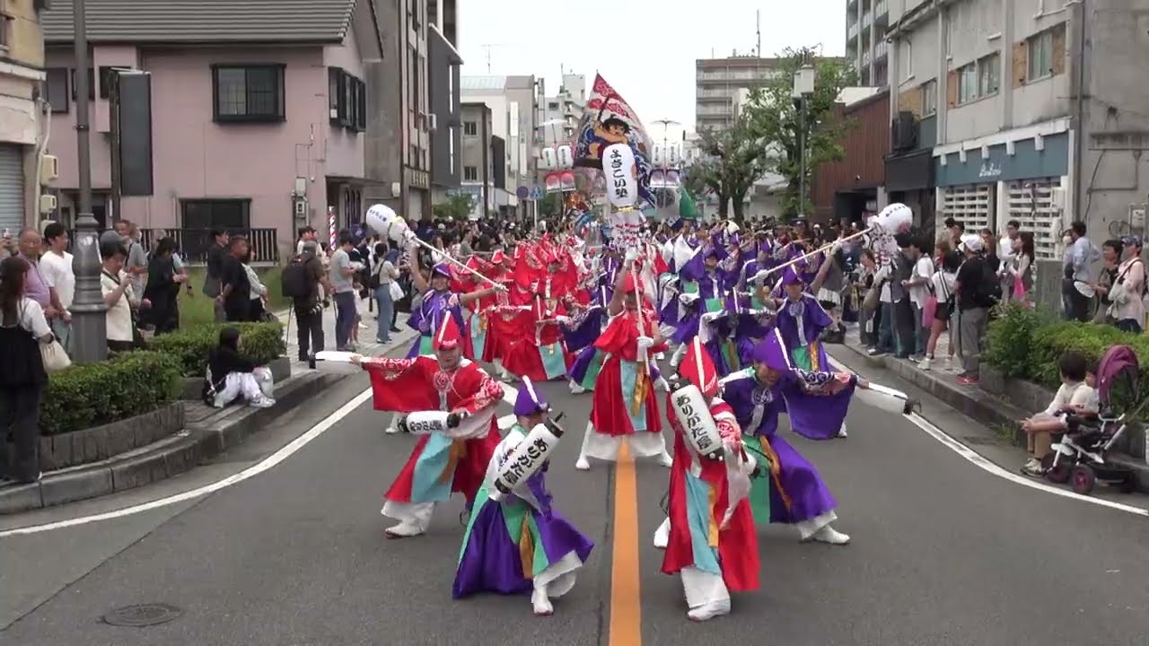 よさこい塾・ありがた屋（安濃津よさこい 2025. 10.12）津新町会場