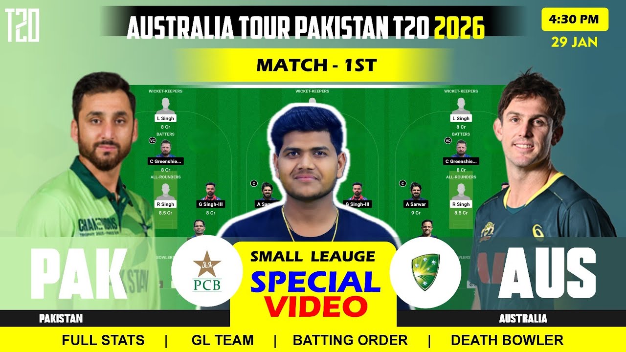 PAK vs AUS Team || PAK vs AUS Team Prediction ||Pakistan vs Australia 1ST T20I Match