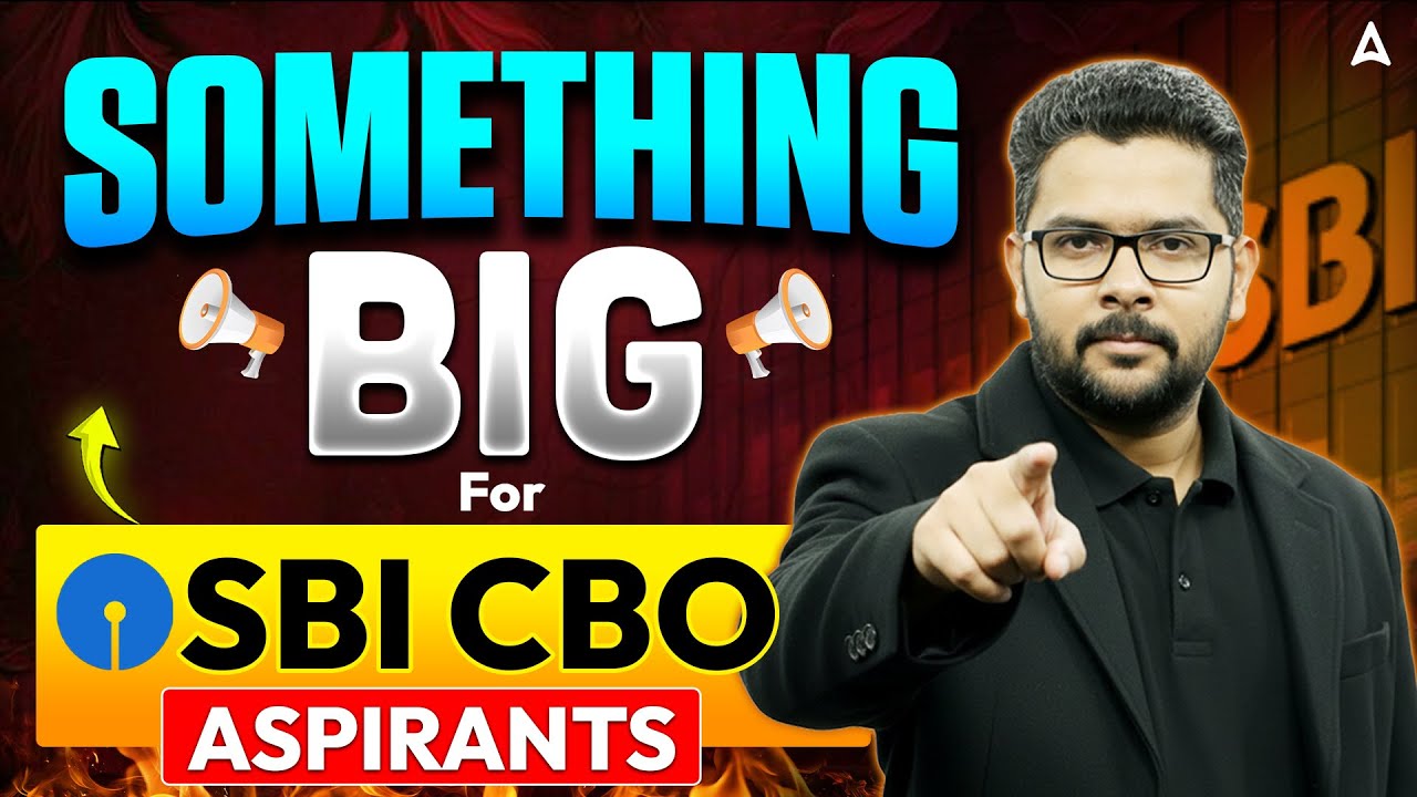 Something BIG for SBI CBO 2026 Aspirants! Preparation Roadmap & Surprise | By Veer Ashutosh Sir
