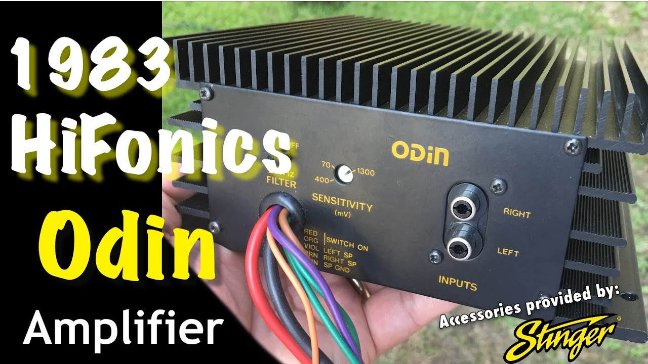 1983 HiFonics Odin Amplifier 1st Generation Old School