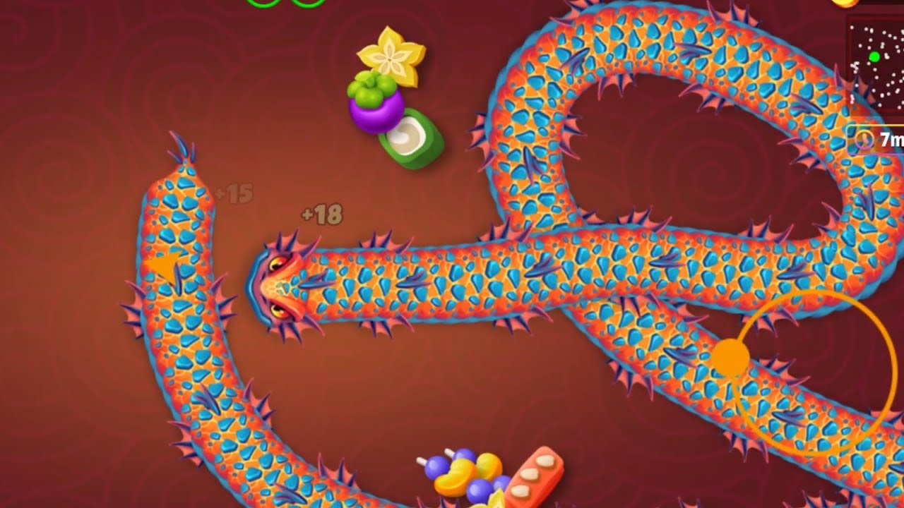 1.29🐉 Just Unlocked the Beautiful Salamandra Worm in Worms Zone Chinese New Year Event!