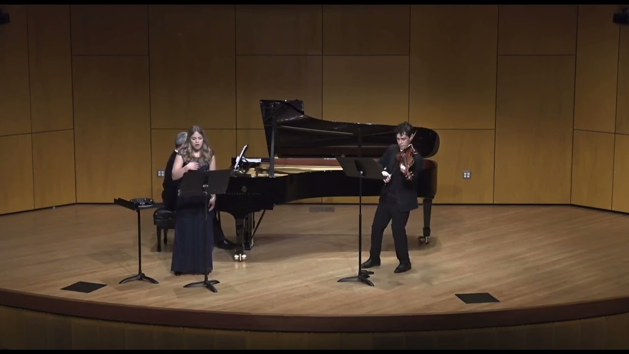 Five Hebrew Love Songs by Eric Whitacre (soprano, solo violin, piano)