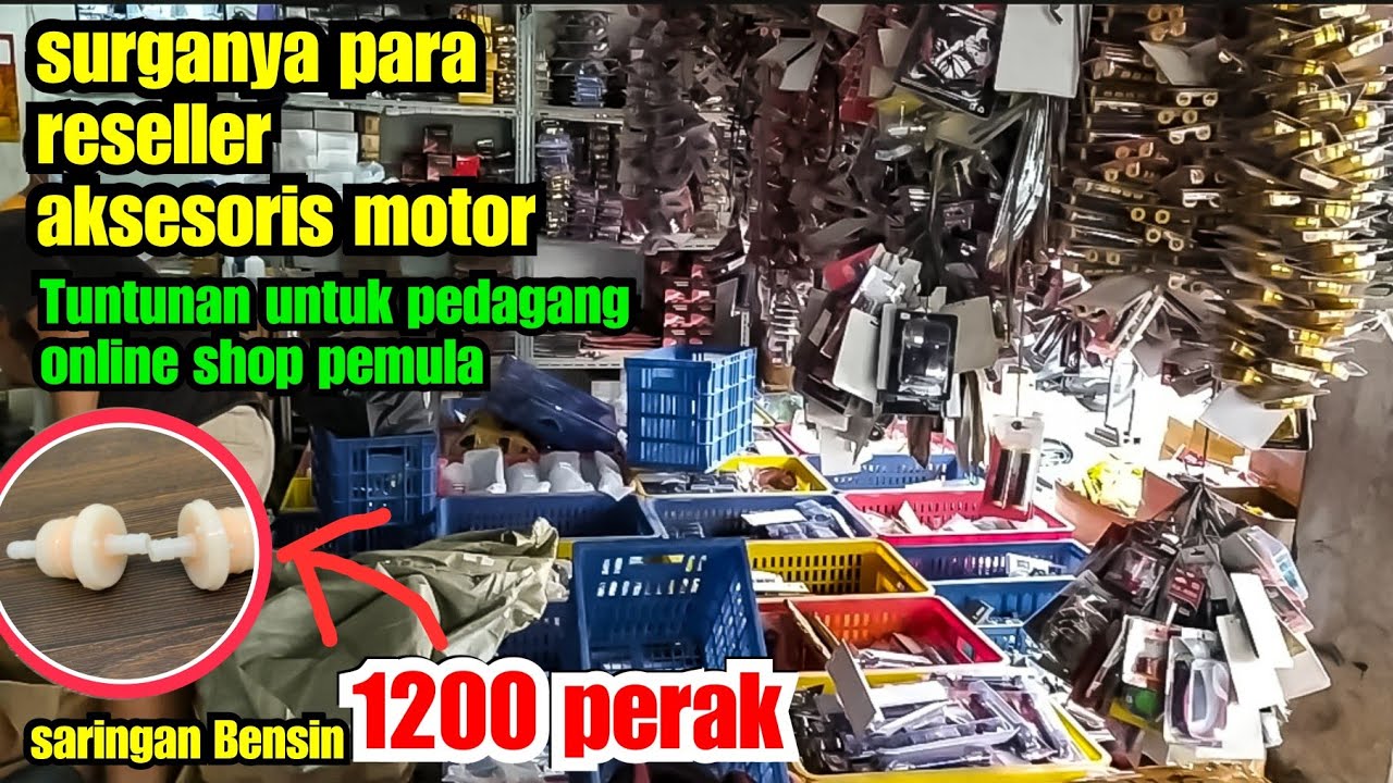 gudang aksesoris motor di jakarta II HARGA sangat masuk untuk riseller  #aksesorismotor