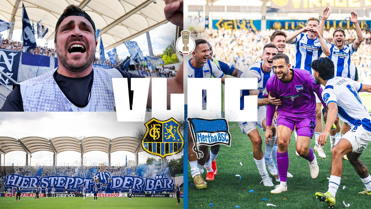 POKAL-DRAMA mit HAPPY END | 1. FC Saarbr&uuml;cken vs. HERTHA BSC | STADIONVLOG