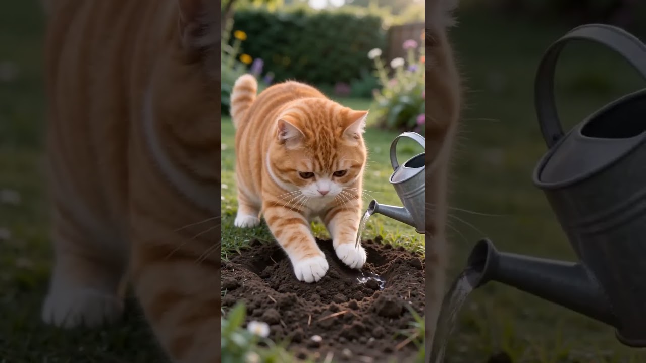 Unbelievable! Cat Grows a Tree of Fish! 🐱#shorts