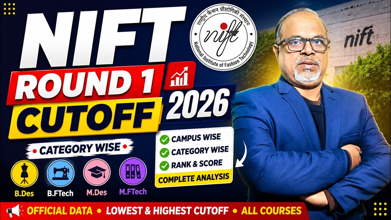 NIFT Counselling 2026 Round 1 Cutoff Analysis - Category-Wise Good Score Explained #nift